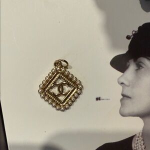 Chanel Gold and Pearl Brooch